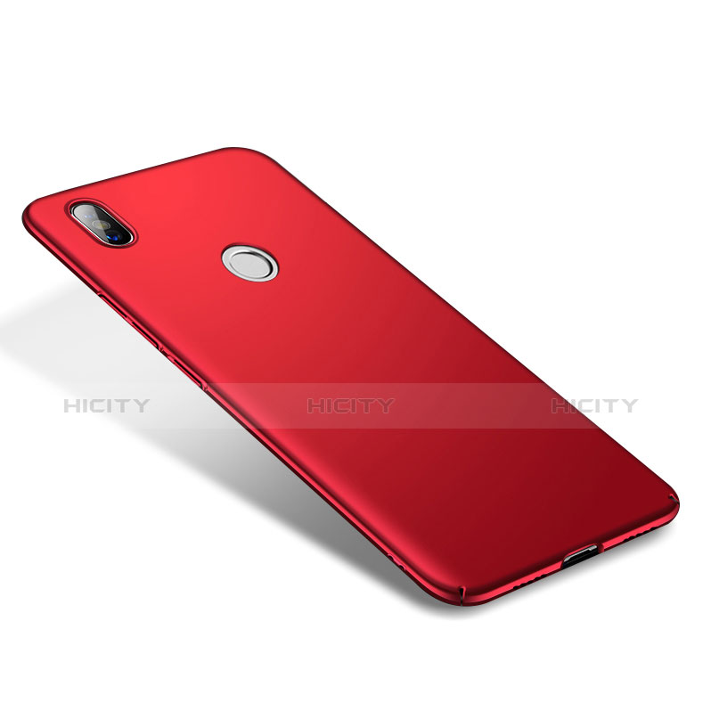 Handyhülle Hülle Kunststoff Schutzhülle Tasche Matt M01 für Xiaomi Mi 8 Rot