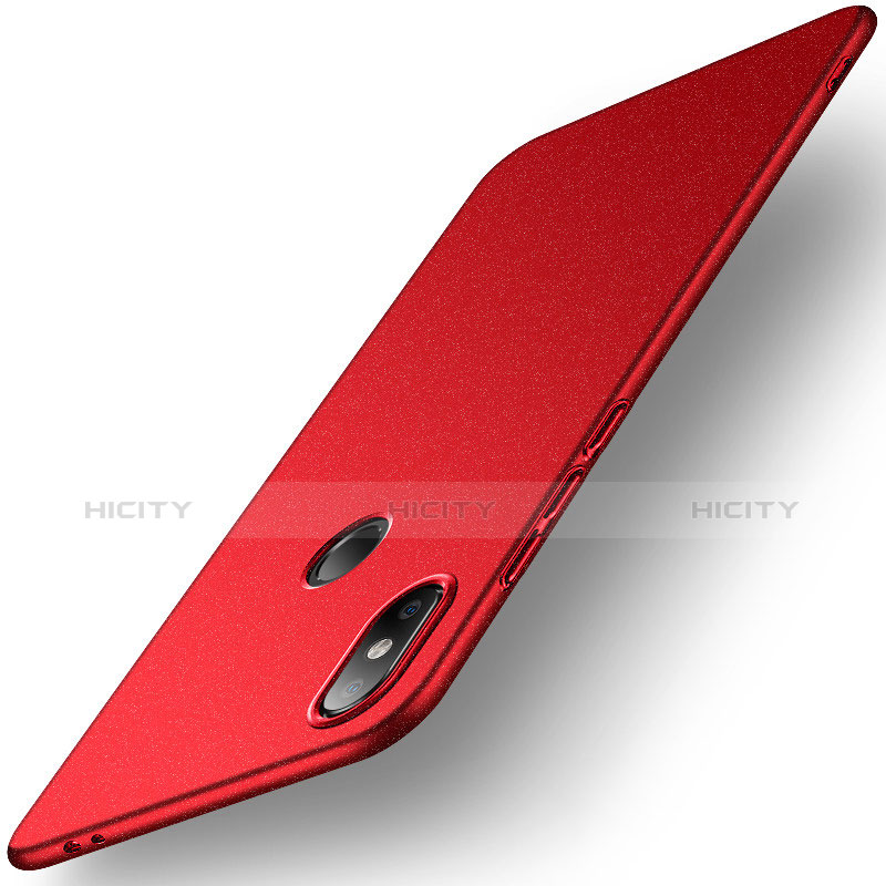 Handyhülle Hülle Kunststoff Schutzhülle Tasche Matt M01 für Xiaomi Mi 8 SE Rot Plus