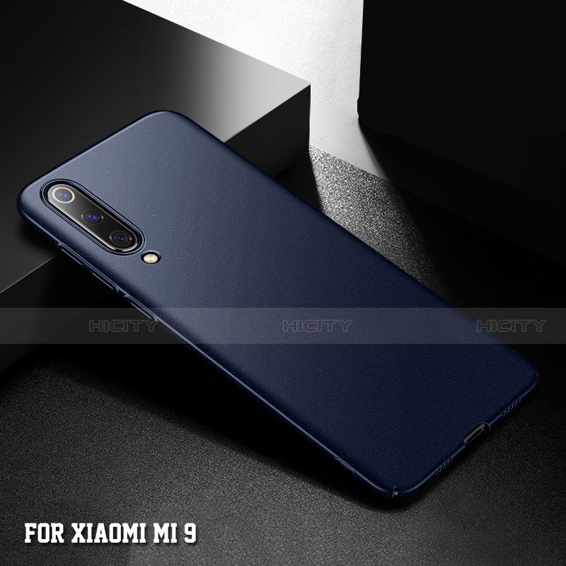 Handyhülle Hülle Kunststoff Schutzhülle Tasche Matt M01 für Xiaomi Mi 9 Lite Blau