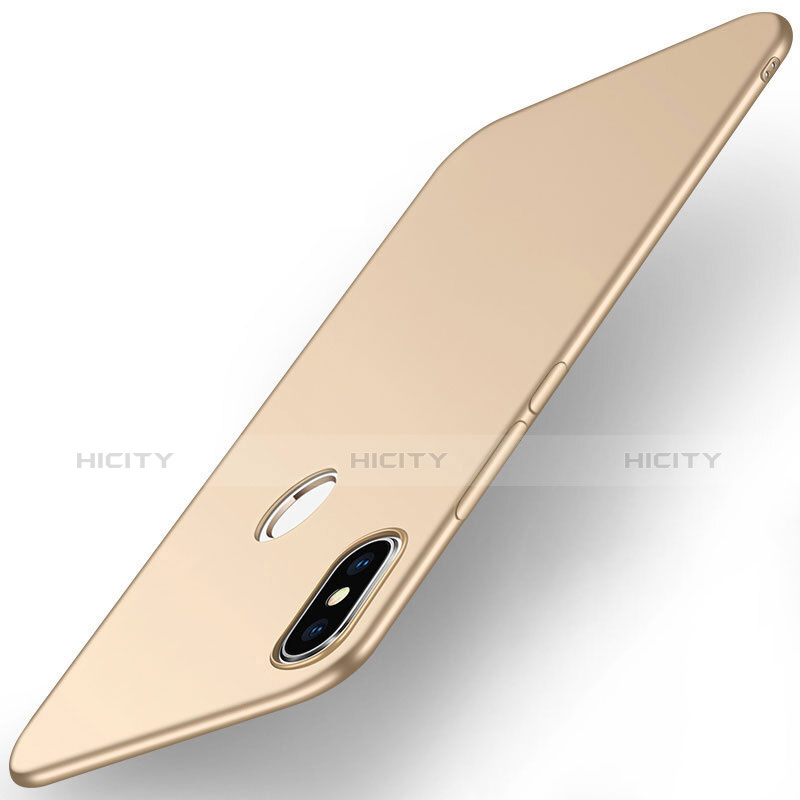 Handyhülle Hülle Kunststoff Schutzhülle Tasche Matt M01 für Xiaomi Mi Max 3 Gold