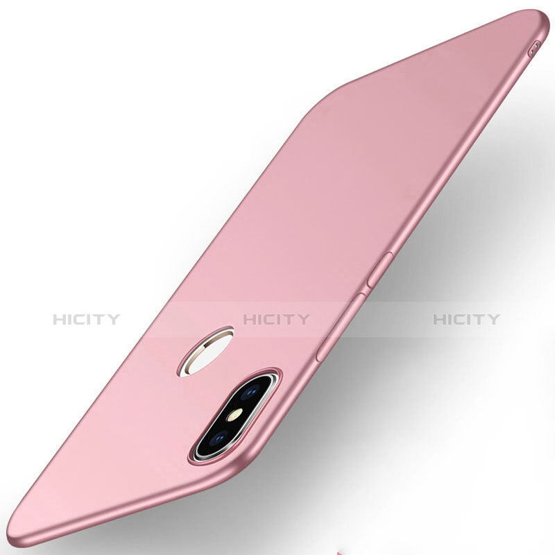 Handyhülle Hülle Kunststoff Schutzhülle Tasche Matt M01 für Xiaomi Mi Max 3 Rosegold Plus