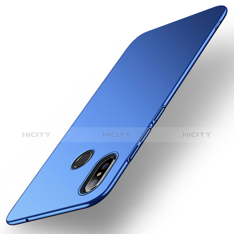 Handyhülle Hülle Kunststoff Schutzhülle Tasche Matt M01 für Xiaomi Mi Mix 3 Blau