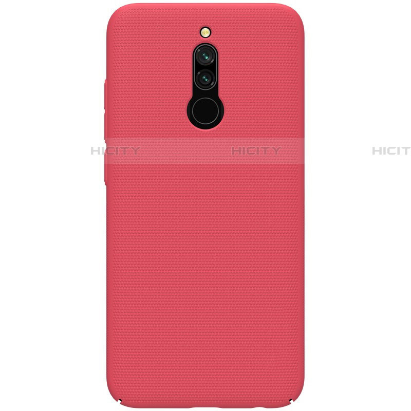 Handyhülle Hülle Kunststoff Schutzhülle Tasche Matt M01 für Xiaomi Redmi 8 Rot