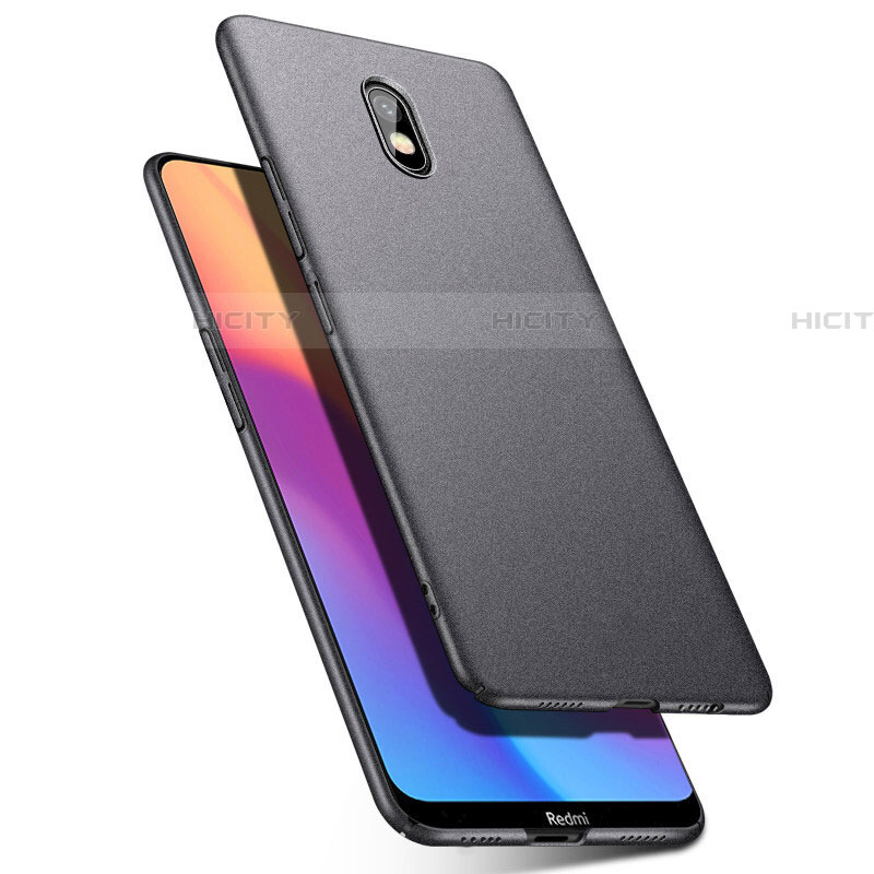 Handyhülle Hülle Kunststoff Schutzhülle Tasche Matt M01 für Xiaomi Redmi 8A Grau