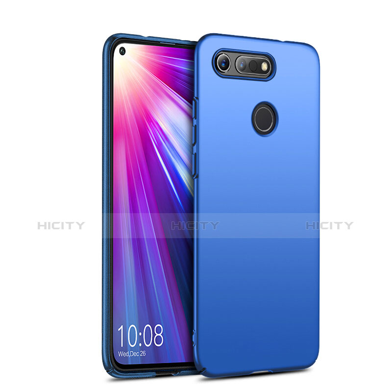 Handyhülle Hülle Kunststoff Schutzhülle Tasche Matt M02 für Huawei Honor V20 Blau