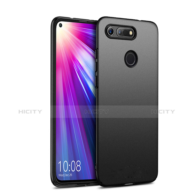 Handyhülle Hülle Kunststoff Schutzhülle Tasche Matt M02 für Huawei Honor V20 Schwarz Plus