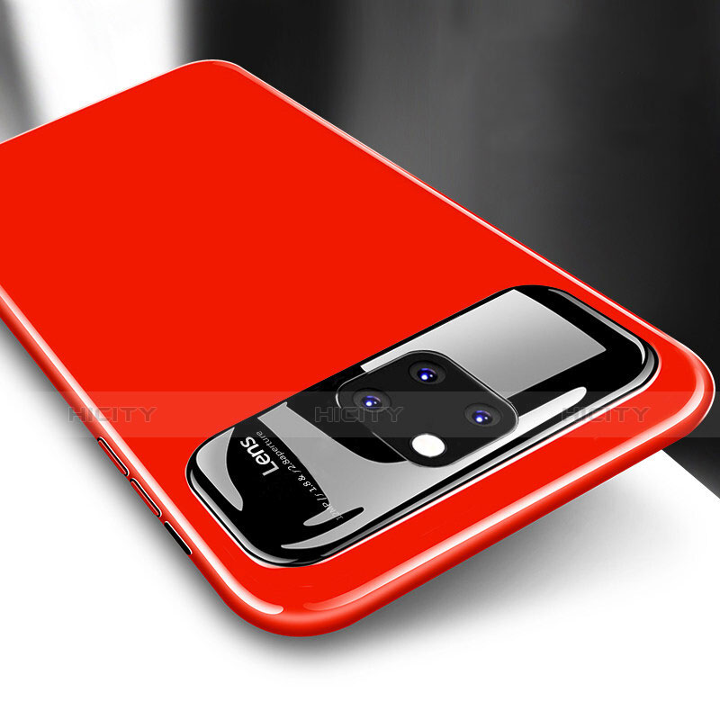 Handyhülle Hülle Kunststoff Schutzhülle Tasche Matt M02 für Huawei Mate 20 Pro Rot