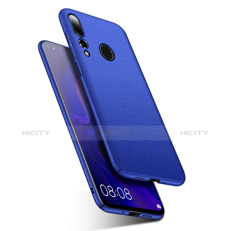 Handyhülle Hülle Kunststoff Schutzhülle Tasche Matt M02 für Huawei Nova 4 Blau