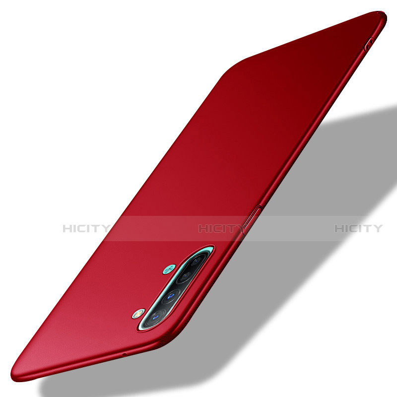 Handyhülle Hülle Kunststoff Schutzhülle Tasche Matt M02 für Oppo F15 Rot