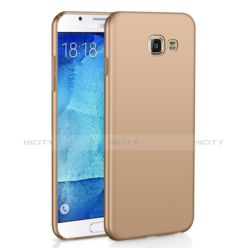 Handyhülle Hülle Kunststoff Schutzhülle Tasche Matt M02 für Samsung Galaxy A9 (2016) A9000 Gold