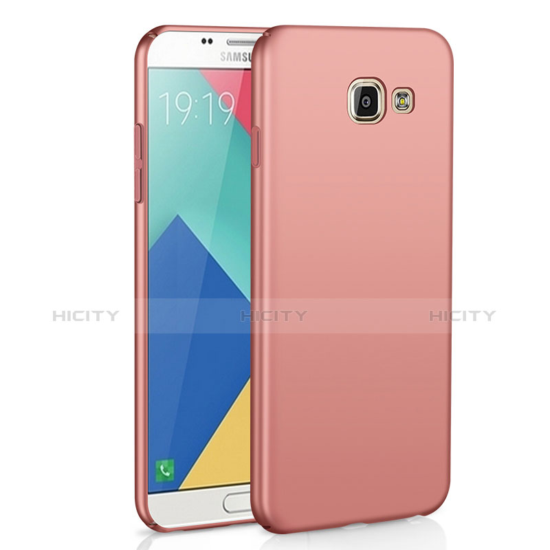 Handyhülle Hülle Kunststoff Schutzhülle Tasche Matt M02 für Samsung Galaxy A9 (2016) A9000 Rosegold