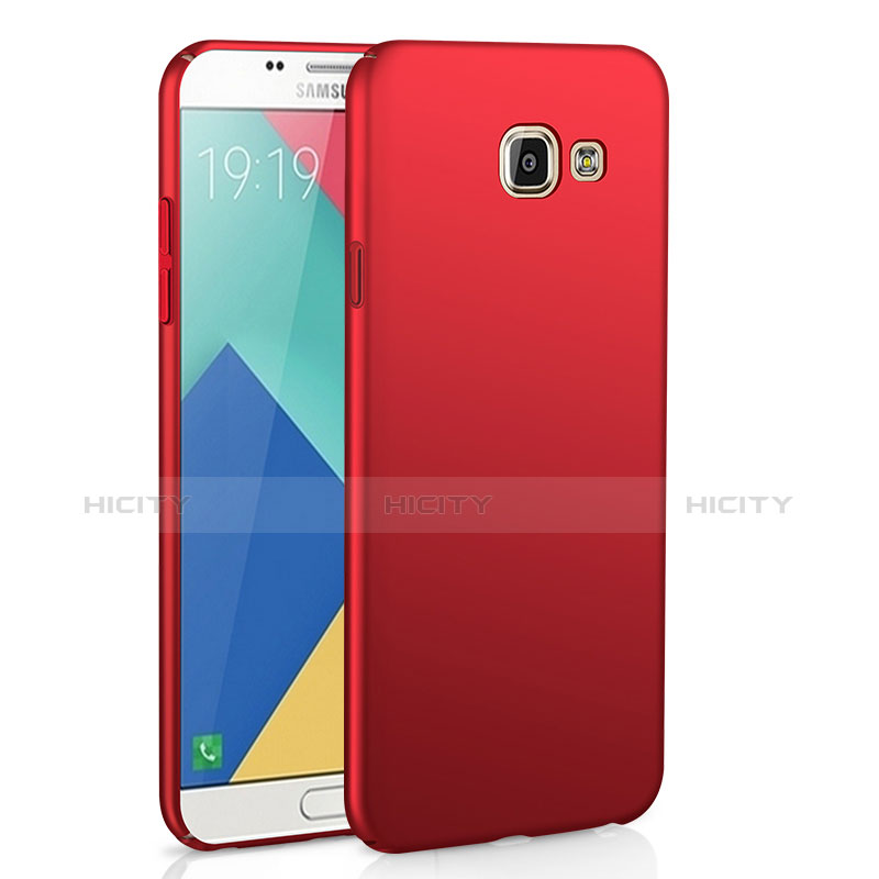 Handyhülle Hülle Kunststoff Schutzhülle Tasche Matt M02 für Samsung Galaxy A9 Pro (2016) SM-A9100 Rot