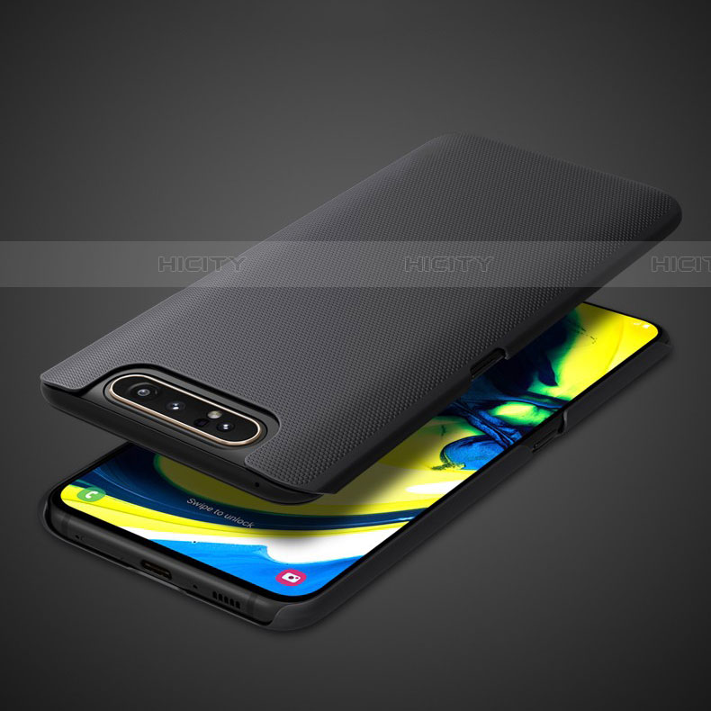 Handyhülle Hülle Kunststoff Schutzhülle Tasche Matt M02 für Samsung Galaxy A90 4G groß