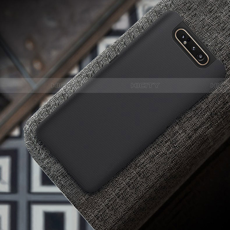 Handyhülle Hülle Kunststoff Schutzhülle Tasche Matt M02 für Samsung Galaxy A90 4G groß