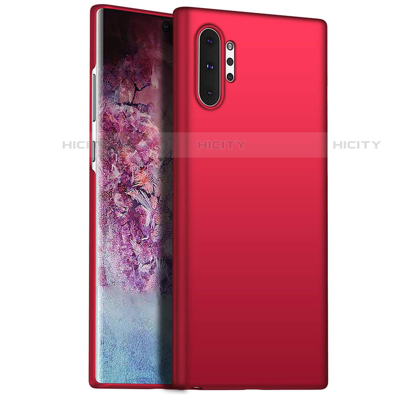 Handyhülle Hülle Kunststoff Schutzhülle Tasche Matt M02 für Samsung Galaxy Note 10 Plus 5G Rot