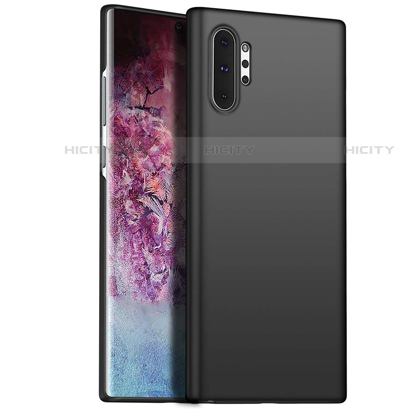 Handyhülle Hülle Kunststoff Schutzhülle Tasche Matt M02 für Samsung Galaxy Note 10 Plus 5G Schwarz