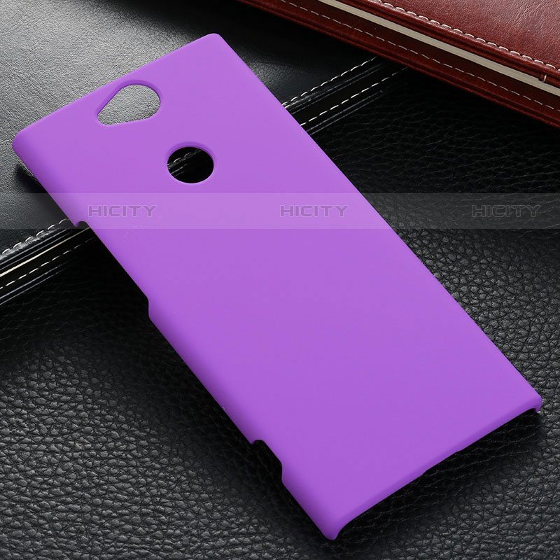 Handyhülle Hülle Kunststoff Schutzhülle Tasche Matt M02 für Sony Xperia XA2 Violett