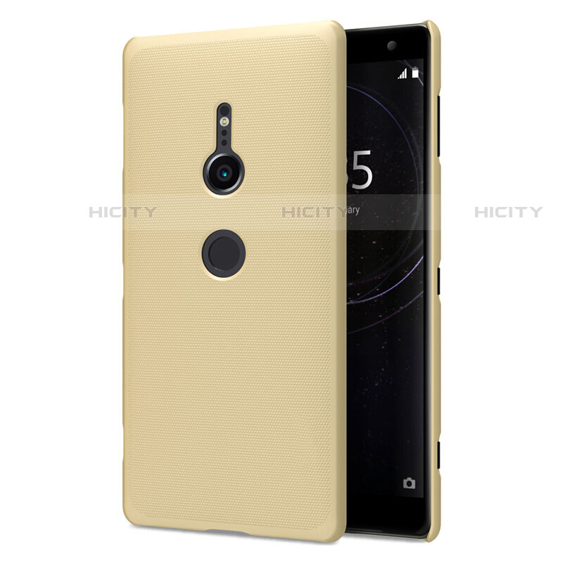 Handyhülle Hülle Kunststoff Schutzhülle Tasche Matt M02 für Sony Xperia XZ2 Gold Plus