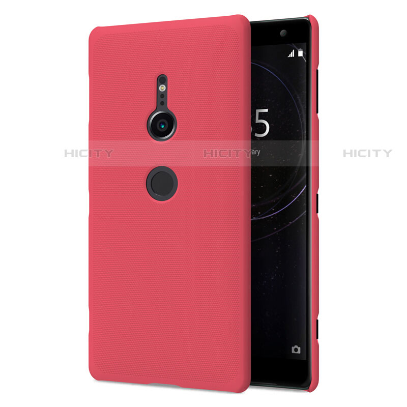 Handyhülle Hülle Kunststoff Schutzhülle Tasche Matt M02 für Sony Xperia XZ2 Rot