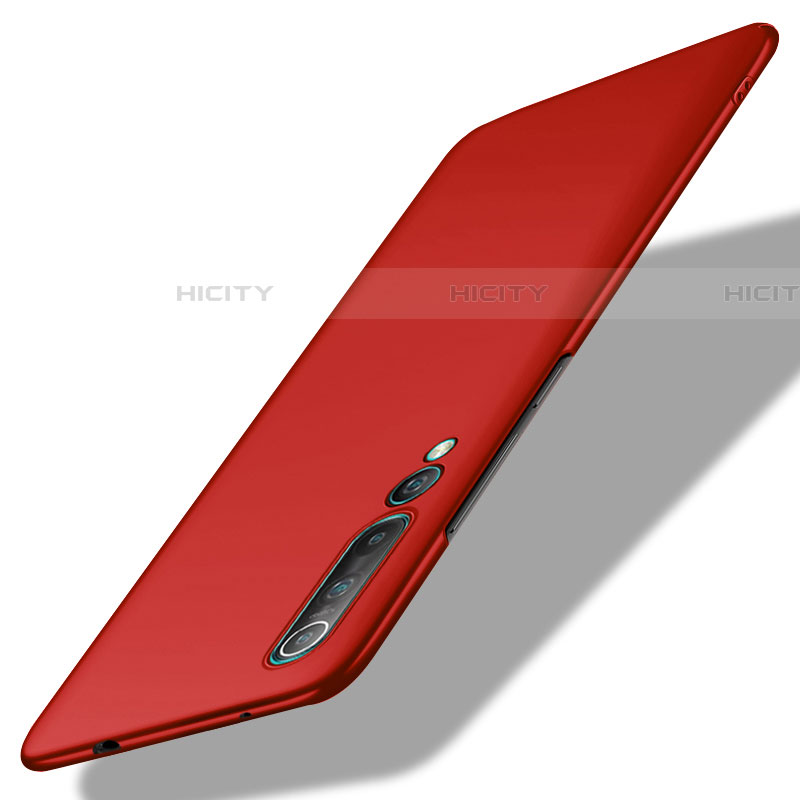 Handyhülle Hülle Kunststoff Schutzhülle Tasche Matt M02 für Xiaomi Mi 10 Pro Rot Plus