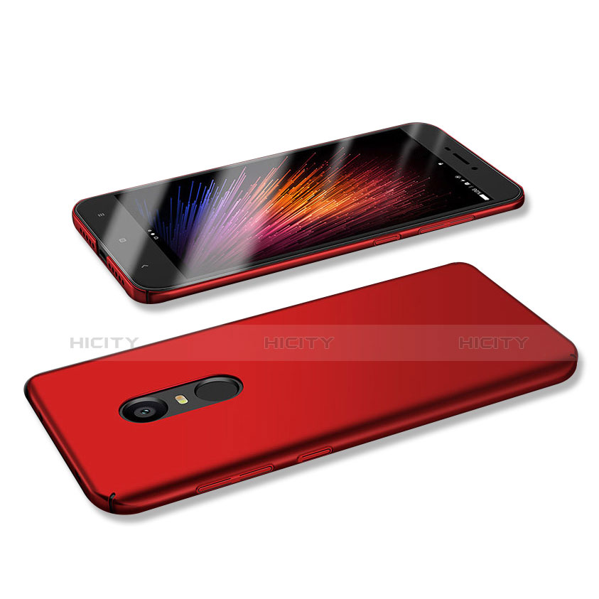 Handyhülle Hülle Kunststoff Schutzhülle Tasche Matt M02 für Xiaomi Redmi Note 4 Standard Edition Rot