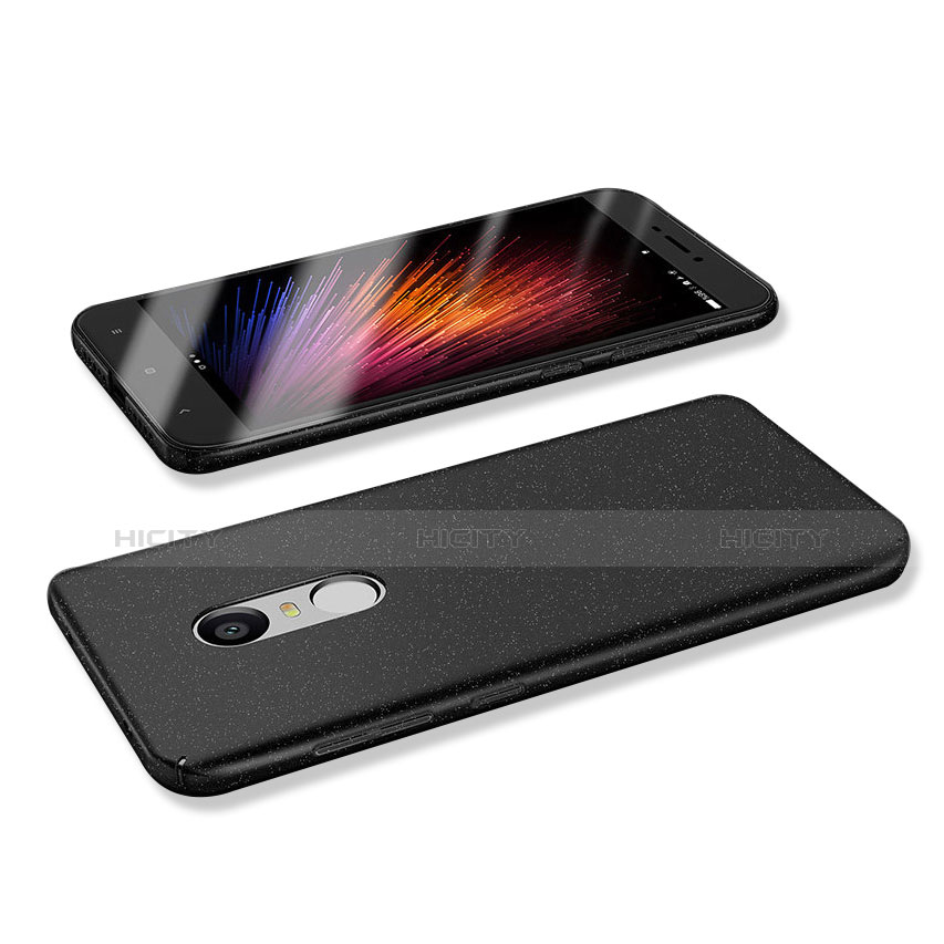 Handyhülle Hülle Kunststoff Schutzhülle Tasche Matt M02 für Xiaomi Redmi Note 4X Schwarz Plus