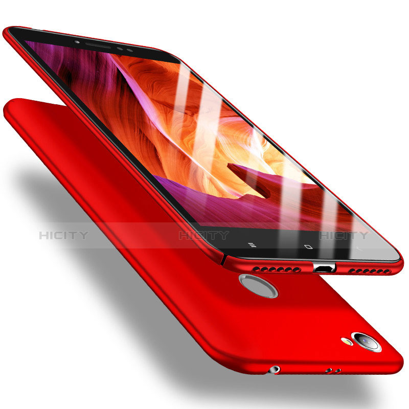 Handyhülle Hülle Kunststoff Schutzhülle Tasche Matt M02 für Xiaomi Redmi Note 5A High Edition Rot Plus