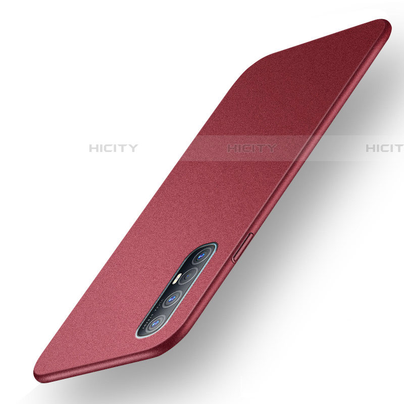 Handyhülle Hülle Kunststoff Schutzhülle Tasche Matt M03 für Oppo Find X2 Neo Rot Plus