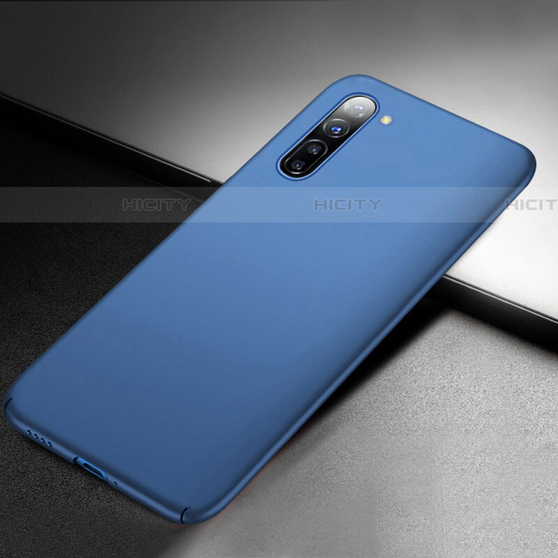 Handyhülle Hülle Kunststoff Schutzhülle Tasche Matt M03 für Oppo Reno3 Blau