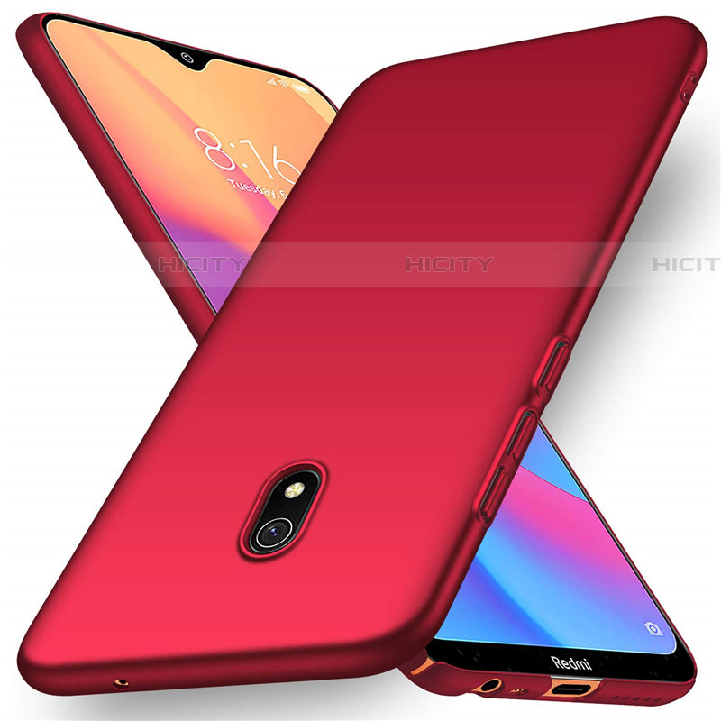 Handyhülle Hülle Kunststoff Schutzhülle Tasche Matt M03 für Xiaomi Redmi 8A Rot Plus