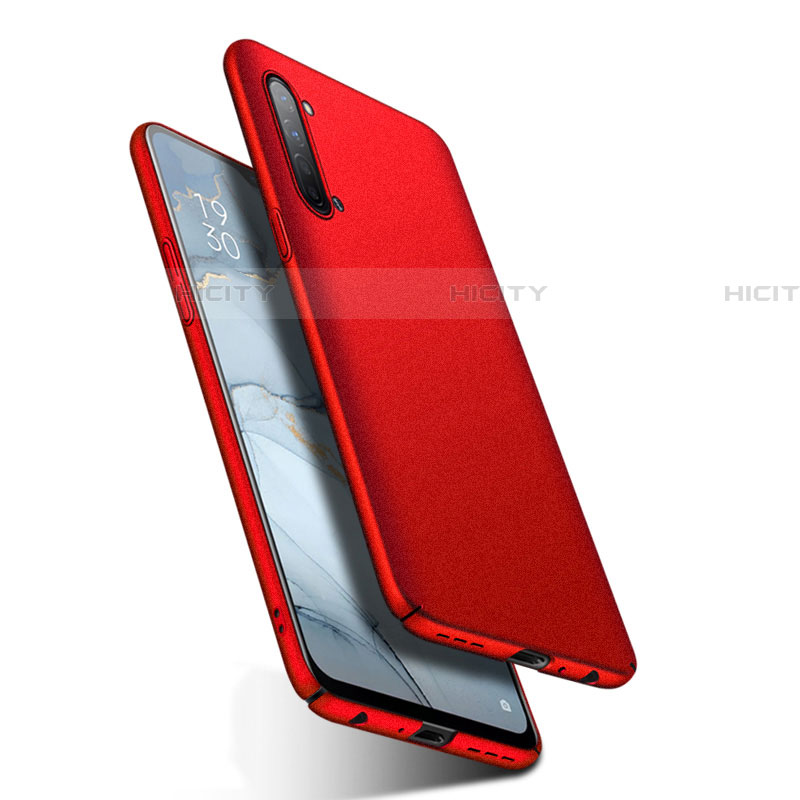 Handyhülle Hülle Kunststoff Schutzhülle Tasche Matt M04 für Oppo Reno3 Rot Plus