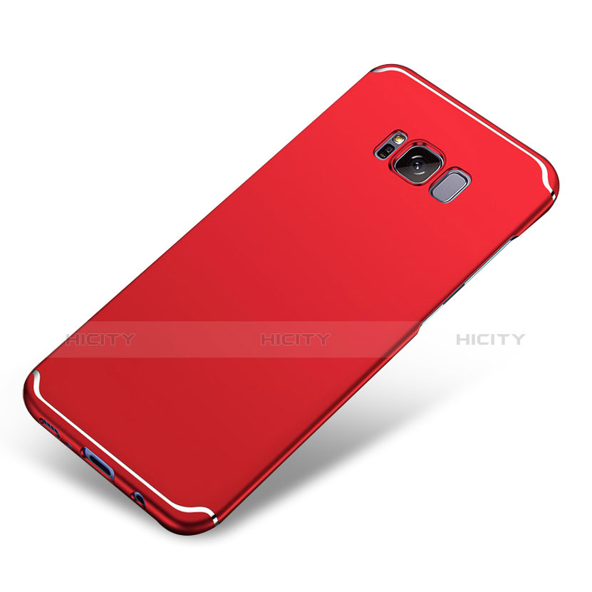 Handyhülle Hülle Kunststoff Schutzhülle Tasche Matt M04 für Samsung Galaxy S8 Rot