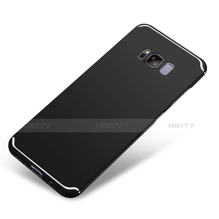 Handyhülle Hülle Kunststoff Schutzhülle Tasche Matt M04 für Samsung Galaxy S8 Schwarz