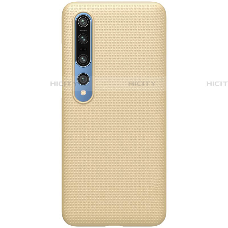 Handyhülle Hülle Kunststoff Schutzhülle Tasche Matt M04 für Xiaomi Mi 10 Pro Gold