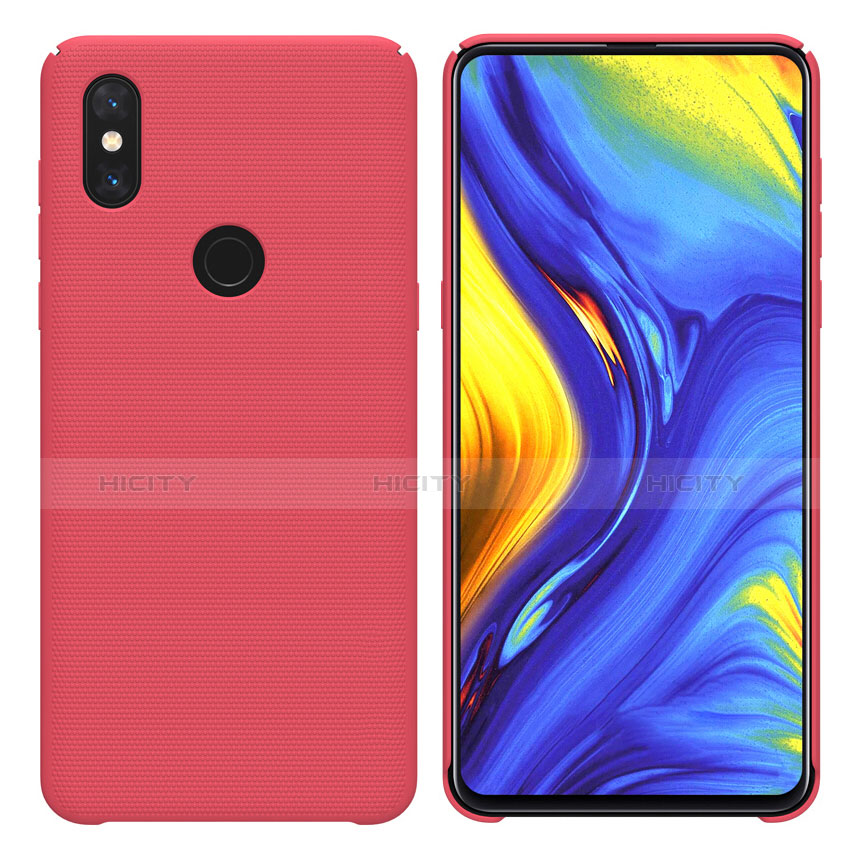 Handyhülle Hülle Kunststoff Schutzhülle Tasche Matt M04 für Xiaomi Mi Mix 3 Rot