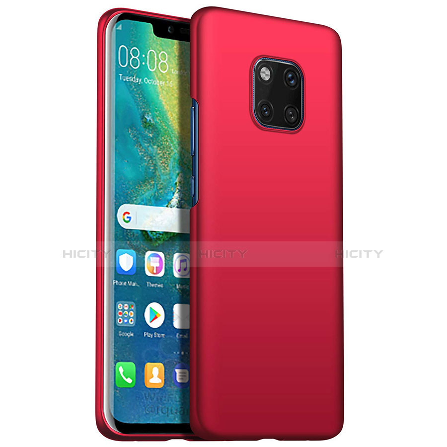 Handyhülle Hülle Kunststoff Schutzhülle Tasche Matt M05 für Huawei Mate 20 Pro Rot