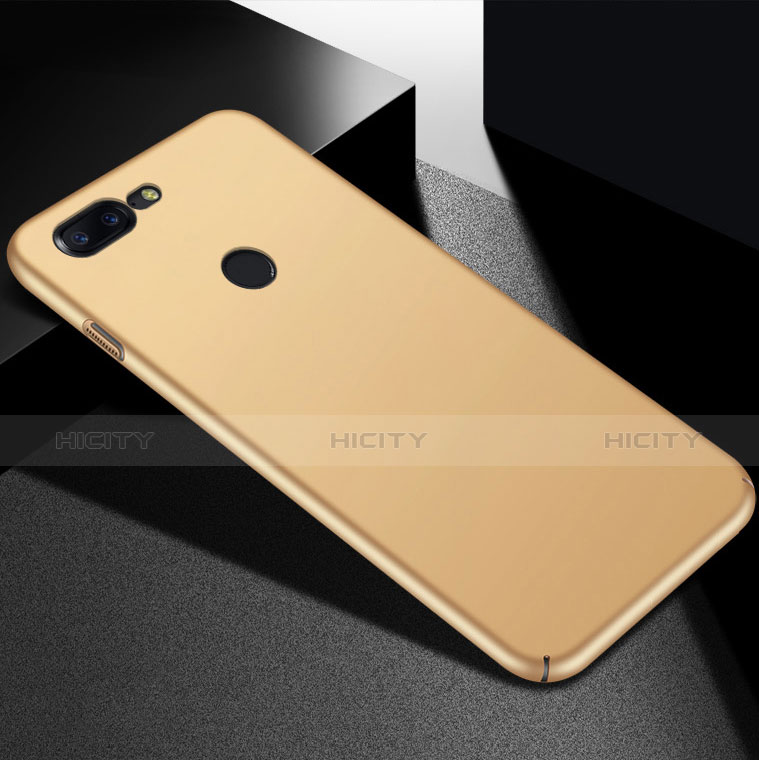 Handyhülle Hülle Kunststoff Schutzhülle Tasche Matt M05 für OnePlus 5T A5010 Gold