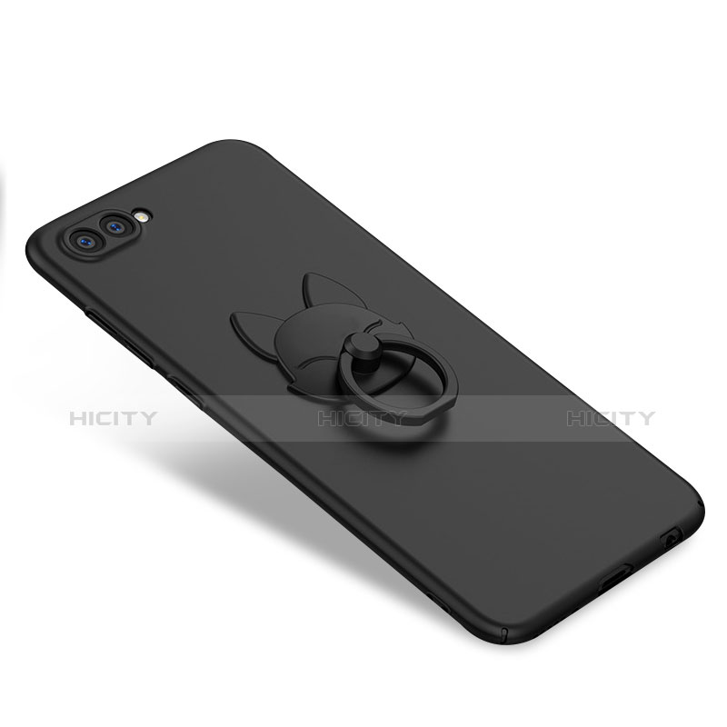 Handyhülle Hülle Kunststoff Schutzhülle Tasche Matt mit Fingerring Ständer A01 für Huawei Honor View 10