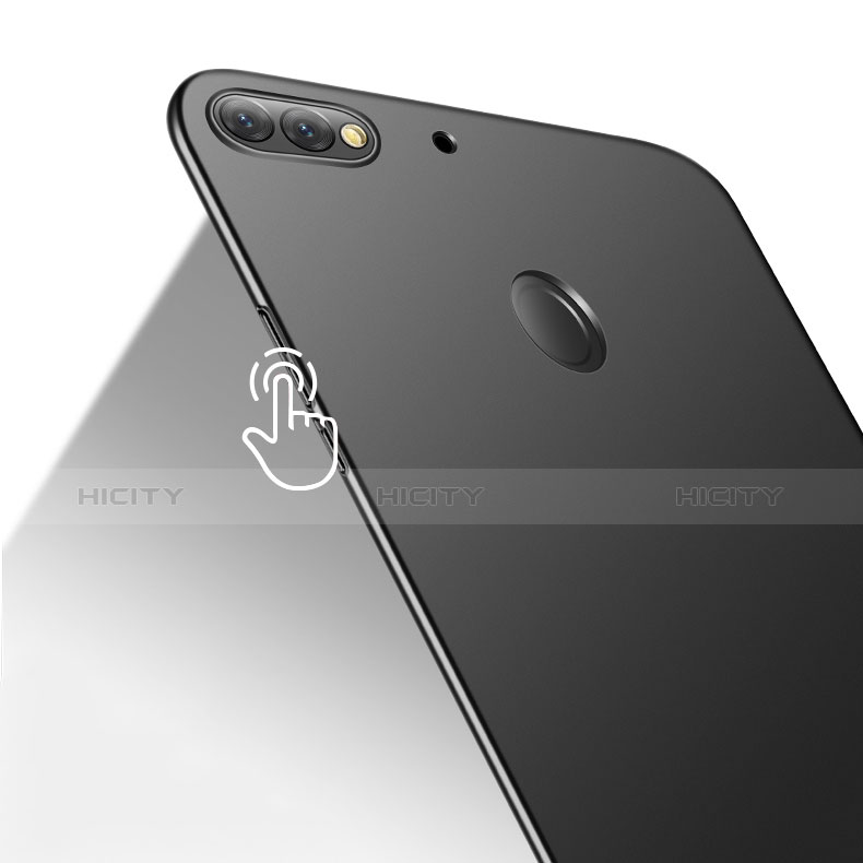 Handyhülle Hülle Kunststoff Schutzhülle Tasche Matt mit Fingerring Ständer A04 für Huawei Enjoy 8