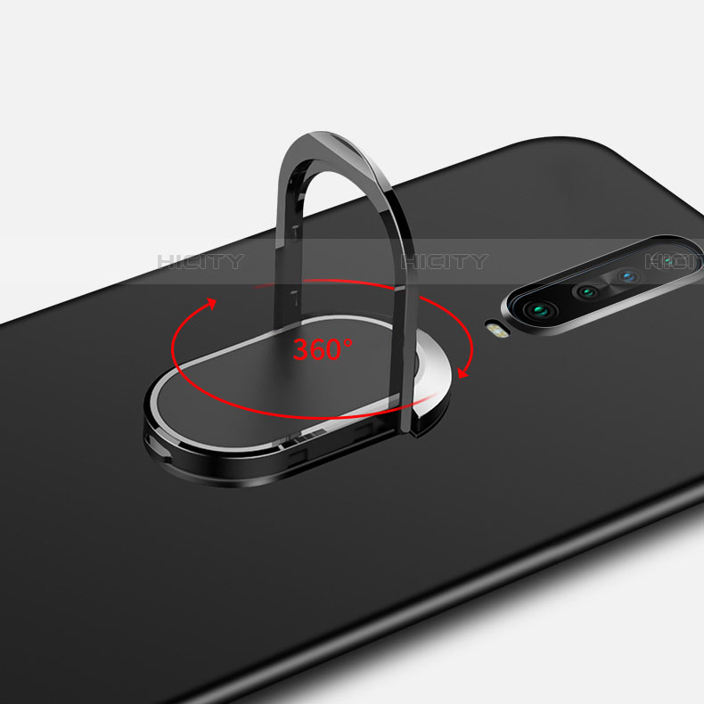 Handyhülle Hülle Kunststoff Schutzhülle Tasche Matt mit Magnetisch Fingerring Ständer A01 für Xiaomi Redmi K30 4G