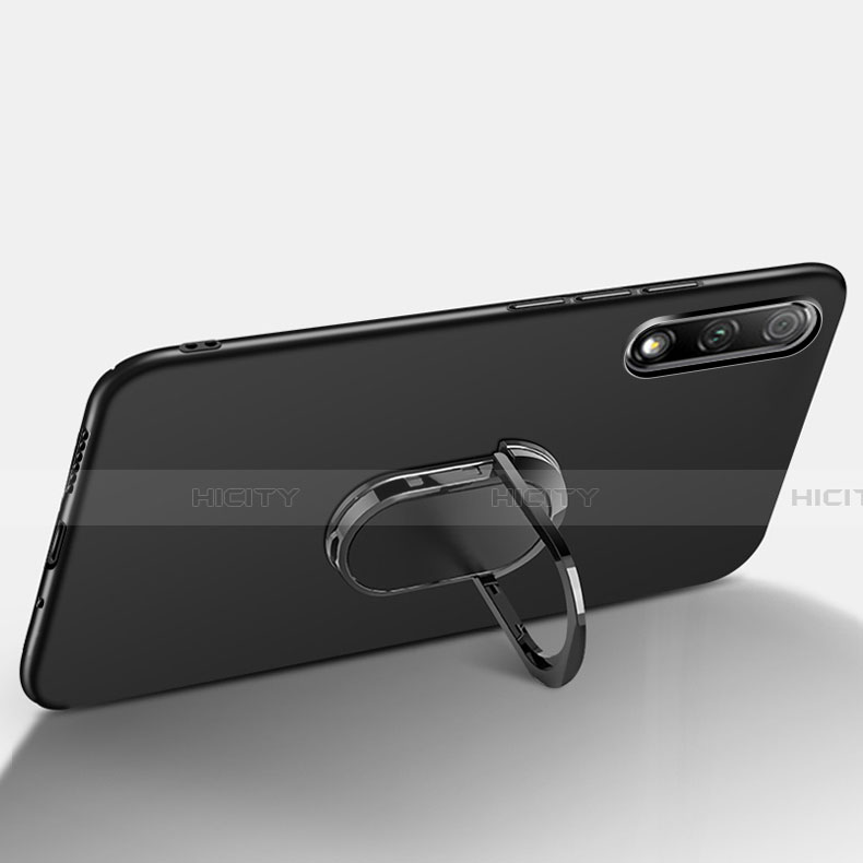 Handyhülle Hülle Kunststoff Schutzhülle Tasche Matt mit Magnetisch Fingerring Ständer A04 für Huawei Honor 9X