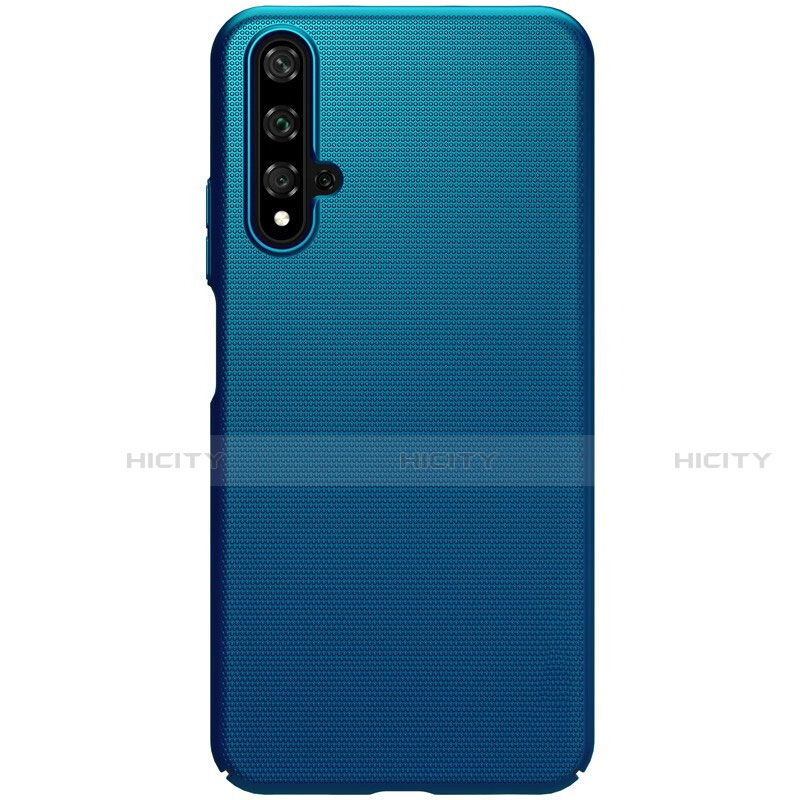 Handyhülle Hülle Kunststoff Schutzhülle Tasche Matt P01 für Huawei Honor 20 Blau