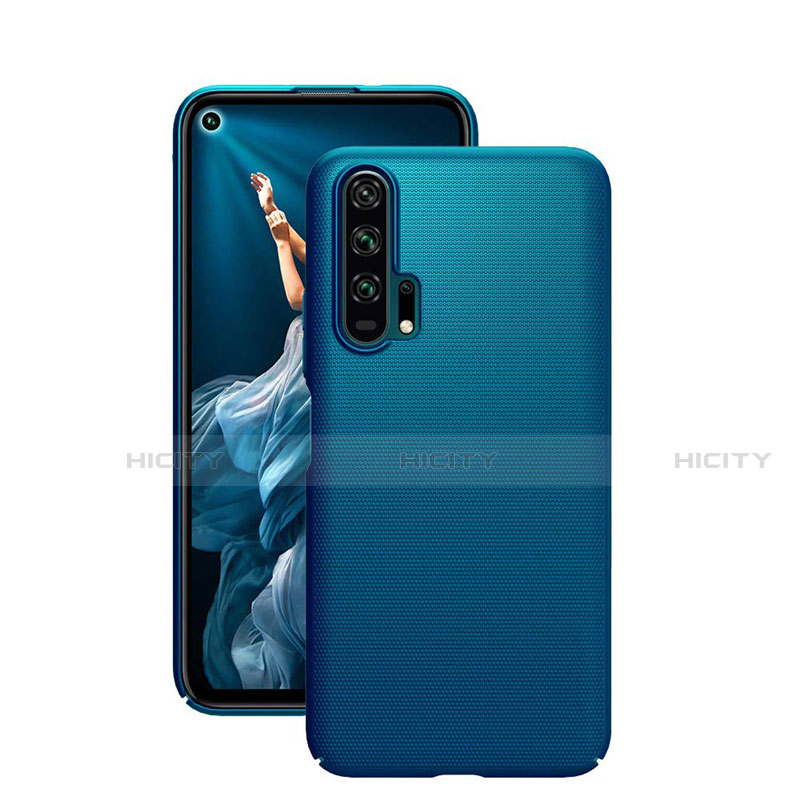 Handyhülle Hülle Kunststoff Schutzhülle Tasche Matt P01 für Huawei Honor 20 Pro Blau