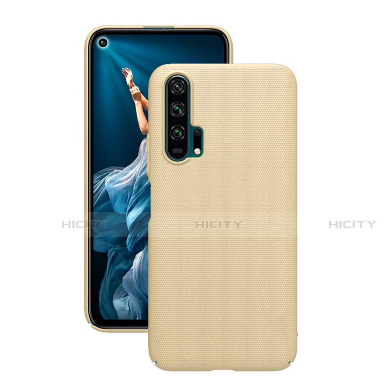 Handyhülle Hülle Kunststoff Schutzhülle Tasche Matt P01 für Huawei Honor 20 Pro Gold