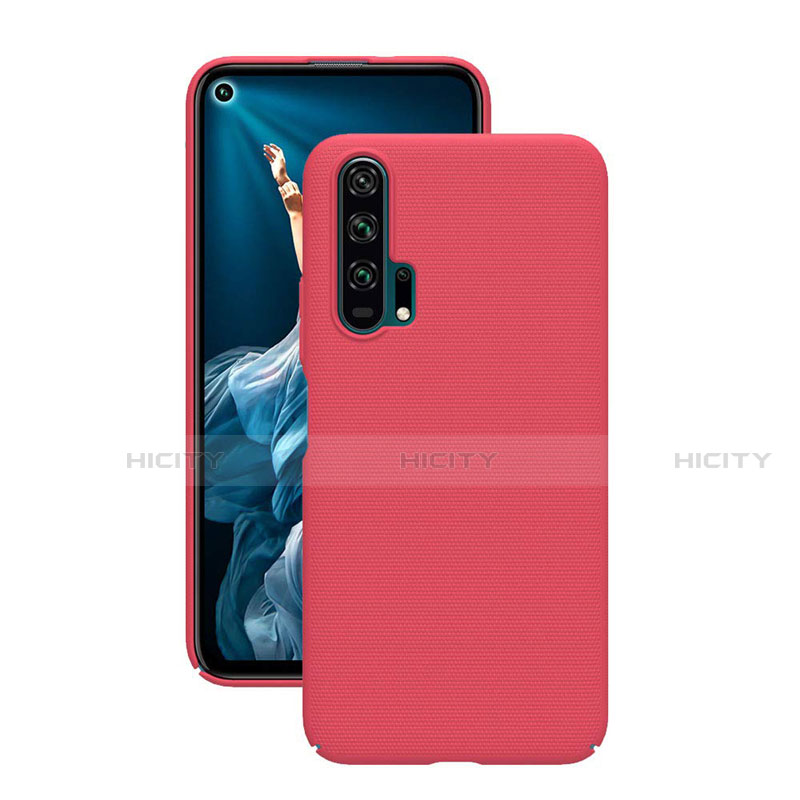 Handyhülle Hülle Kunststoff Schutzhülle Tasche Matt P01 für Huawei Honor 20 Pro Rot