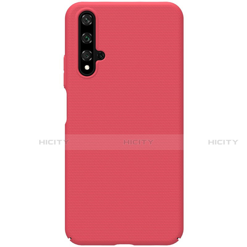 Handyhülle Hülle Kunststoff Schutzhülle Tasche Matt P01 für Huawei Honor 20 Rot