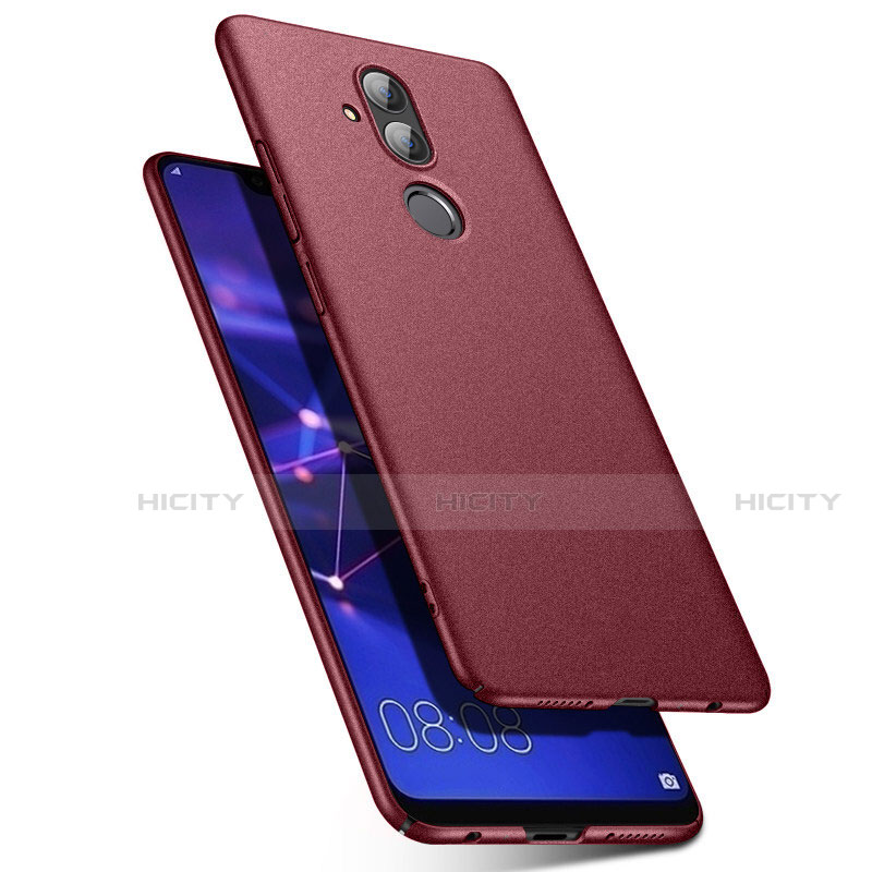 Handyhülle Hülle Kunststoff Schutzhülle Tasche Matt P01 für Huawei Mate 20 Lite Rot