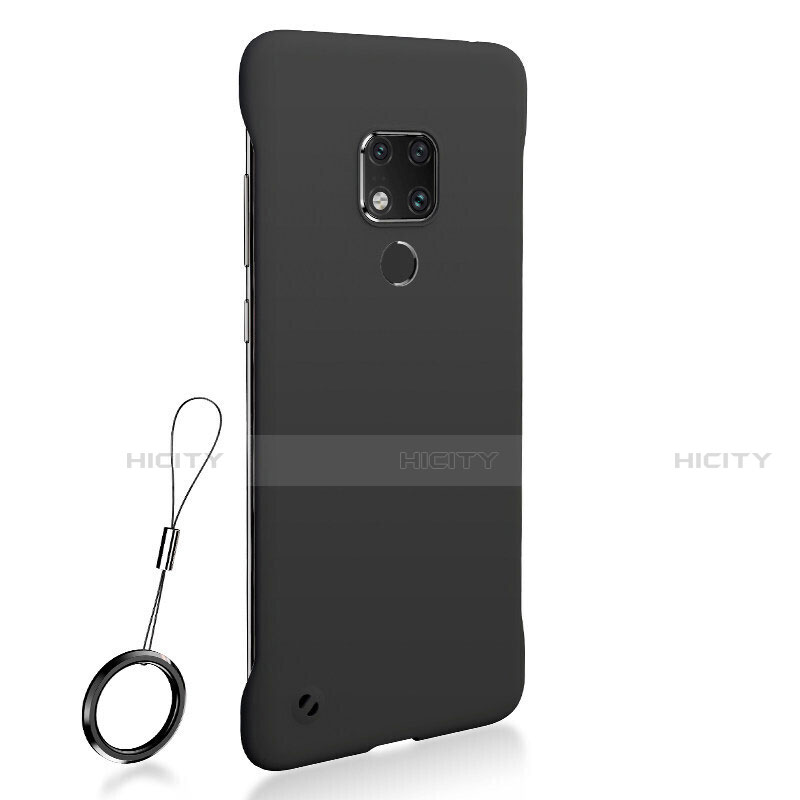 Handyhülle Hülle Kunststoff Schutzhülle Tasche Matt P01 für Huawei Mate 20 Schwarz