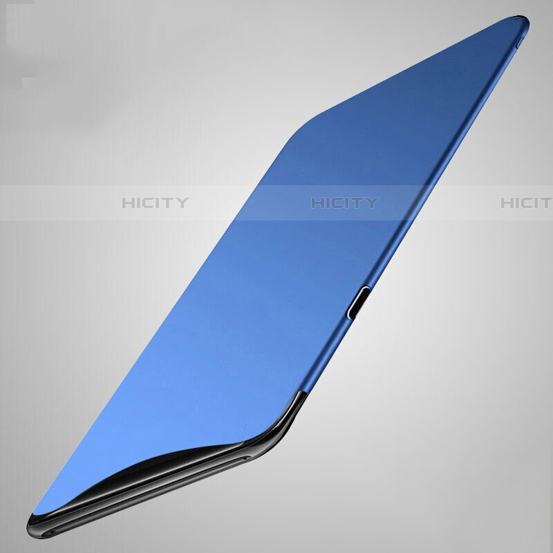 Handyhülle Hülle Kunststoff Schutzhülle Tasche Matt P01 für Oppo Find X Blau