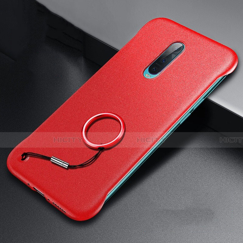 Handyhülle Hülle Kunststoff Schutzhülle Tasche Matt P01 für Oppo R17 Pro Rot